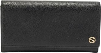 Gucci Pre-owned Wallets, female, Black, Size: ONE SIZE Pre-owned Marmont Wallet