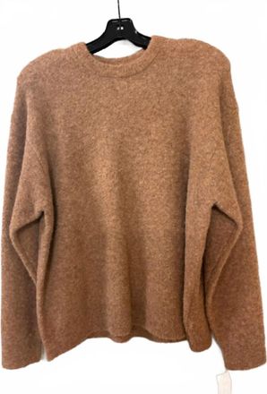 Secular Womens Camden Crewneck Sweater In Camel