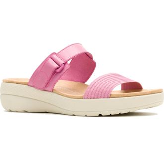 Hush Puppies Breathe Gore Leather Womens Rose Standard Sandals - Size UK 4