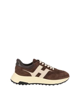 Hogan Brown Hyperlight Suede Sneakers