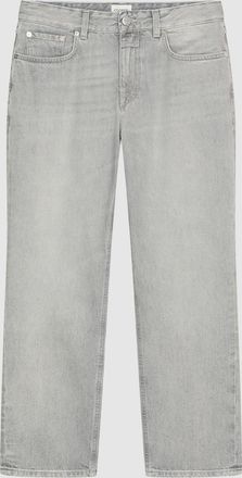 Closed Jean Milo With Slit Light Grey