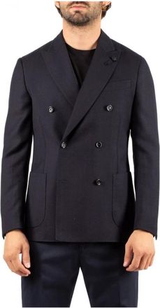 Lardini Giacca - Heren - Blazers - Blauw - XL - Jassen