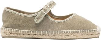 Castaner Beige Padua Ballet Flats