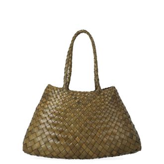 Dragon Diffusion Tassen, Dames, Groen, ONE Size, Leer, Santa Croce Big