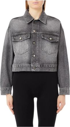 Liu Jo Denim Superstars Jack - Dames - Spijkerjassen - Grijs - S - Denim - Jassen