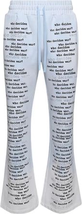 Who Decides War by Ev Bravado Pantaloni svasati con stampa - Blu