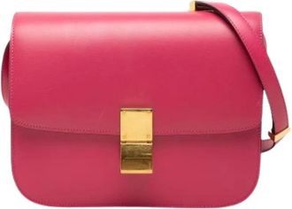 Celine Pre-owned Vintage Crossbody Bag - Dames - Vintage Schoudertas - Roze - ONE Size - Leer - Vintage