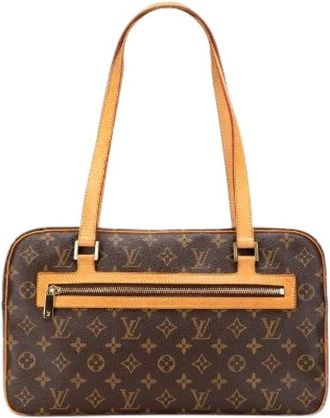 Louis Vuitton Pre-owned Shoulder Bags, female, Brown, Size: ONE SIZE Pre-owned Cite GM Monogram 2way bag