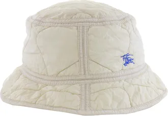 Burberry Crinkled Quilted Bucket Hat, Size Small