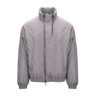 Emporio Armani Winter Jackets, male, Gray, Size: 2XL Down Jacket