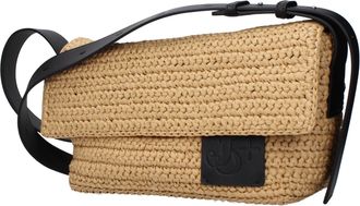 Jil Sander Raffia Crossbody Bag - Beige