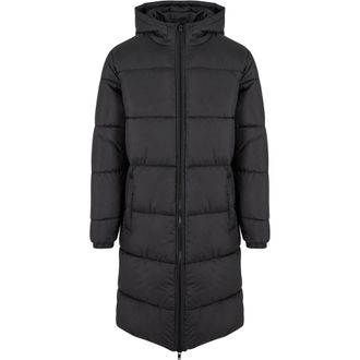 Urban Classics Heren Lang Pufferjack (Zwart)