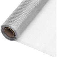OEM Mosquitera De Aluminio De 80x500 Cm, Color Plata - Crezuo