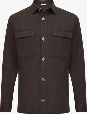 Gentiluomo Overshirt Remo | Donkerbruin