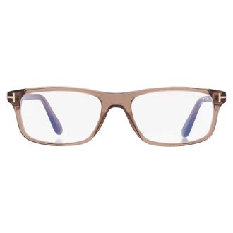 Tom Ford Blue Light Block Rectangular Mens Eyeglasses FT6119-B 048 55