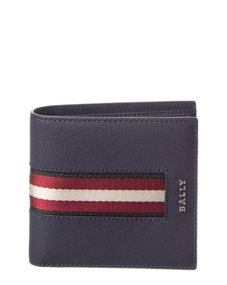 Bally Hadlet Leather ID Coin Wallet