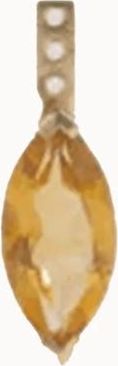 Loren Stewart Gem Earring Jacket In Citrine