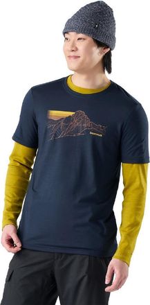 Smartwool Mens Alpine Trace Active T-Shirt Blue M