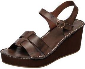 Antelope Saya Platform Wedge Slingback Sandal in Coffee at Nordstrom Rack, Size 10