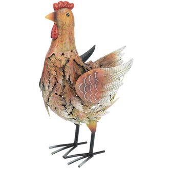 Progarden Estatua De Jard&iacute;n Pro-garden 34 Cm Metal Resistente Al Clima