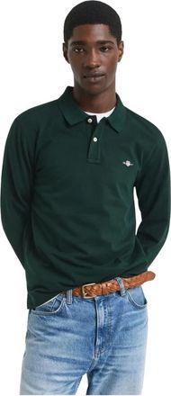 GANT Tops, Heren, Groen, XL, Katoen, Polo Rugger