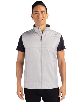 Cutter & Buck Stealth Hybrid Quilted Mens Windbreaker Vest