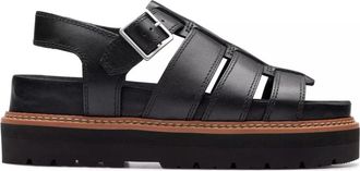 Clarks Zwarte Orianna Twist Damessandaal - Dames - Sandalen - Zwart - 39 EU - Schoenen