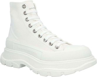 Alexander McQueen Alexander Mcqueen Womens Canvas Tread Slick Boot, Never Worn (Authentic Pre- Loved)