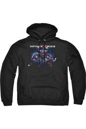 Gildan Infinite Crisis Ic Super Adult Pull Over Hoodie / Hooded Sweatshirt