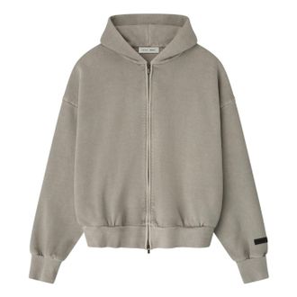 Fear of God Embroidered Classic Full Zip Hoodie Smoke Grey 192HO254781F