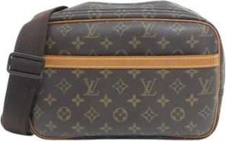 Louis Vuitton Pre-owned Cross Body Bags, female, Brown, Size: ONE SIZE Pre-owned Canvas Cross Body Bag