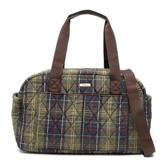 Barbour Wetherham Quilted Overnight Holdall - female - Barbour - Weekend Bags - Green - ONE SIZE - Bags