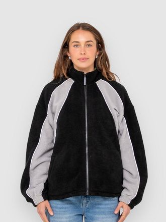 Rusty Two Sides Sherpa Chaqueta Polar negro