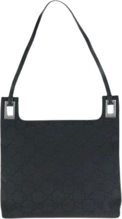 Gucci Borsa a spalla Pre-owned in nylon nera - - Pre-owned - Donna - Nero - ONE SIZE