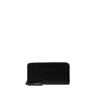 Marc Jacobs Accessoires, Dames, Zwart, ONE Size, Zwarte Continental Portemonnee