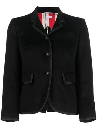 Thom Browne Blazer met enkele rij knopen - Zwart