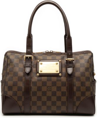 Louis Vuitton Pre-owned Womens Damier Ebene Berkeley - Dark Brown Textile - One Size