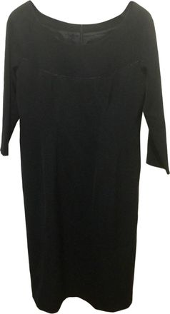 Alberta Ferretti Philosophy Di Alberta Feretti Black Shift Dress Size L