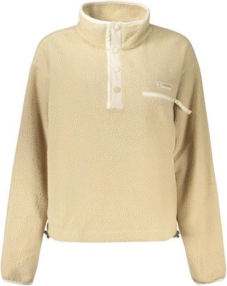 Columbia Helvetia II Cropped Half Snap - Dames - Fleece jassen - Beige - L - Polyester - Fitness