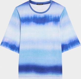 Kobi Halperin Barlow Crewneck Ombre-Print T-Shirt