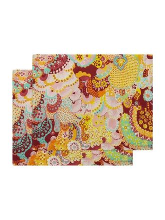 La DoubleJ Placemats Set Of 2 (35X45) Holi Pink at Nordstrom
