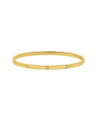 Adornia Adornia 14K Plated Tarnish Resistant Stacker Bangle Bracelet