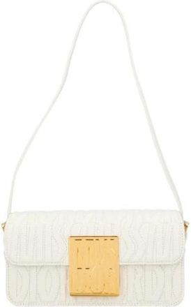 Dior Pre-owned Miss Dior Schoudertas - Dames - Vintage Schoudertas - Wit - ONE Size - Leer - Vintage