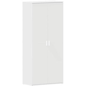 vidaXL Vidaxl - Armario Para Zapatos Con Puerta Blanco 80 X 39 X 180 Cm