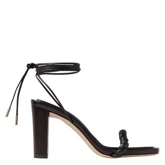 Jimmy Choo London Diosa 85 Leather Sandals, Brand Size 36.5 ( US Size 6.5 )