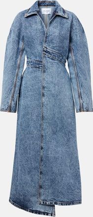 Alaia Alaïa Cappotto di jeans asimmetrico