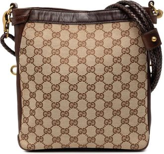 Gucci Pre-owned Gucci GG Canvas Crossbody 109106 203989