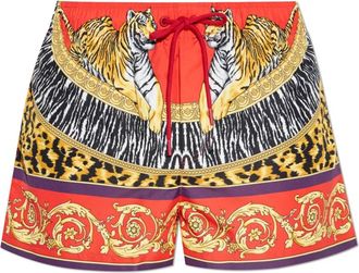 Versace Uomo, Costumi da bagno, Rosso, XL, new