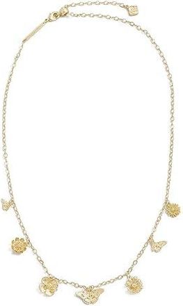 Kendra Scott Cailey Charm Womens Necklace Womens Necklace Gold, Brass