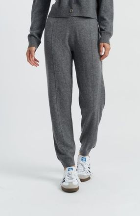Chinti and Parker Wool Cashmere Cuffed Joggers in Grey at Nordstrom, Size X-Large